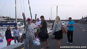 Hardcore Blowjob And Face Fucking On A Boat