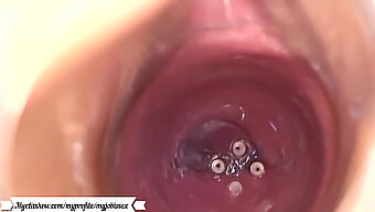 Anal Masturbation With A Camera In The Vagina